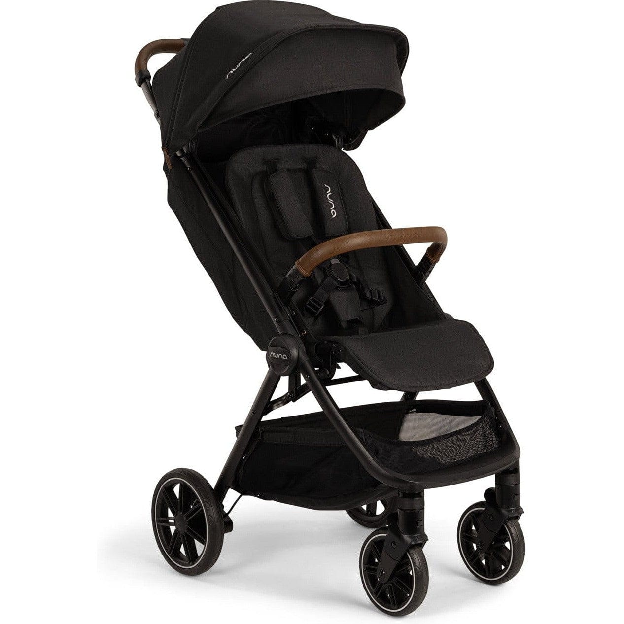 Nuna Strollers - Single Caviar Nuna TRVL LX Stroller + Carry Bag