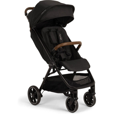Nuna Strollers - Single Caviar Nuna TRVL LX Stroller + Carry Bag