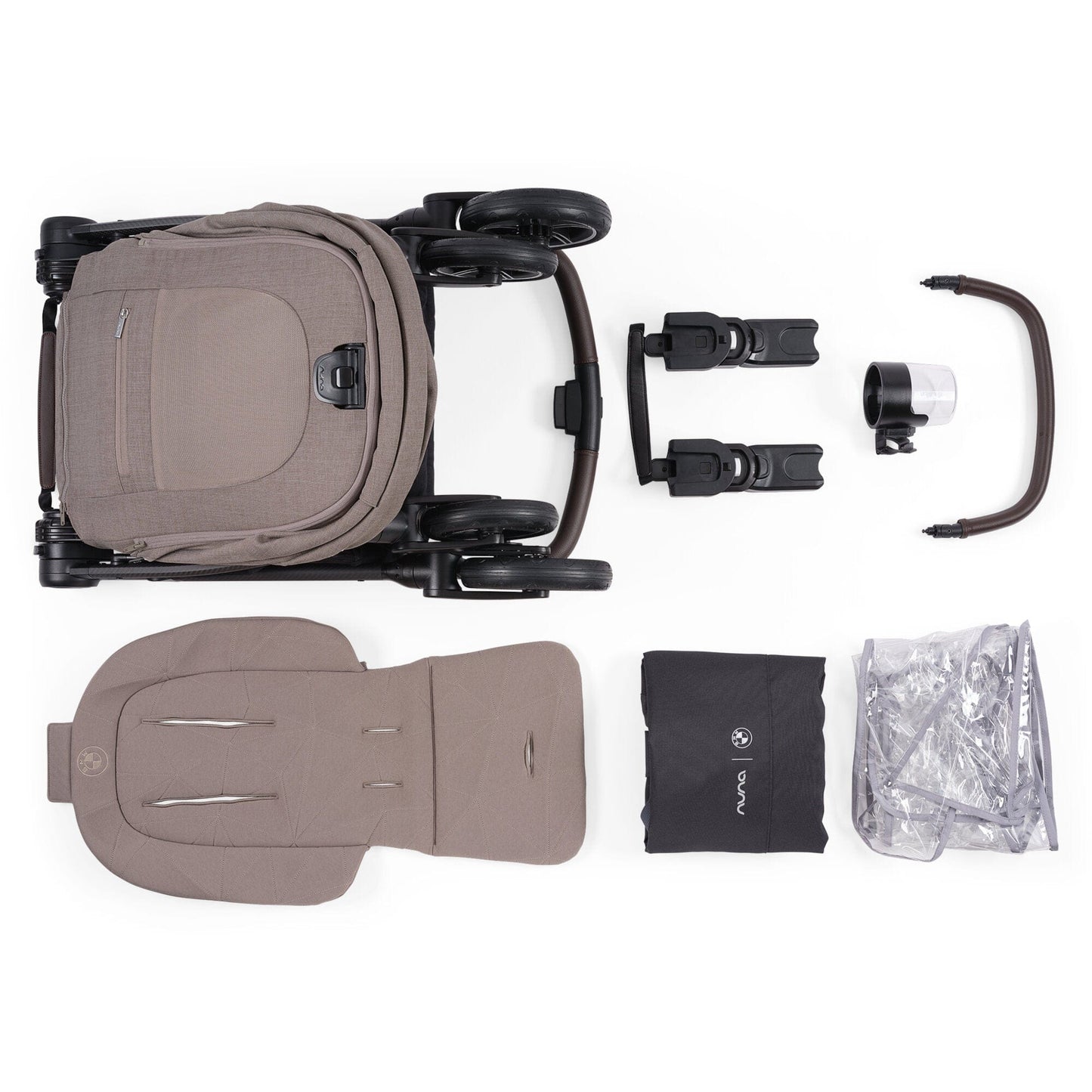 Nuna Strollers - Single Umber Nuna x BMW SWIV Stroller