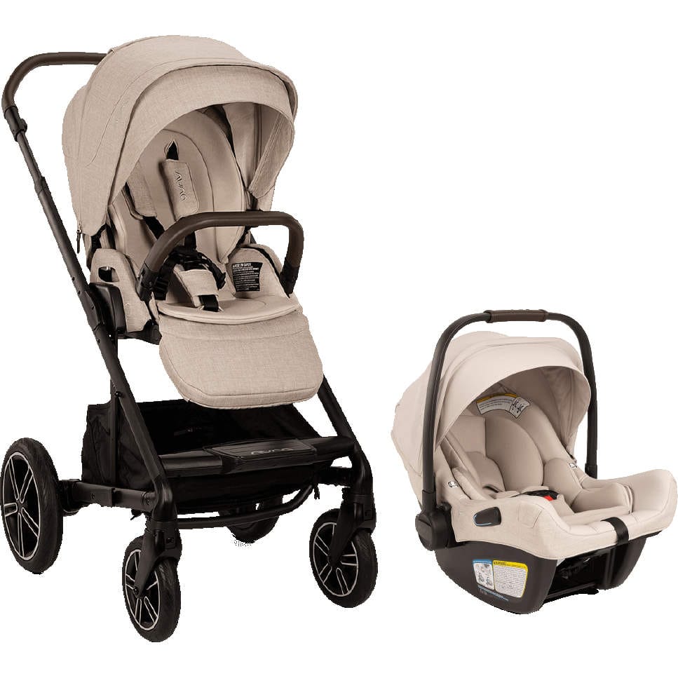 Nuna MIXX Next with Magnetic Buckle + PIPA Aire RX Infant Car Seat