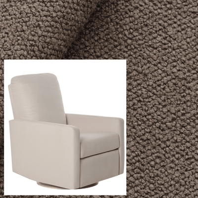 Oilo Gliders & Rockers High Performance Swift Mink (+$200) / Round Metal Base / Manual (non-motorized) Oilo Drew Gliding Swivel Nursery Recliner