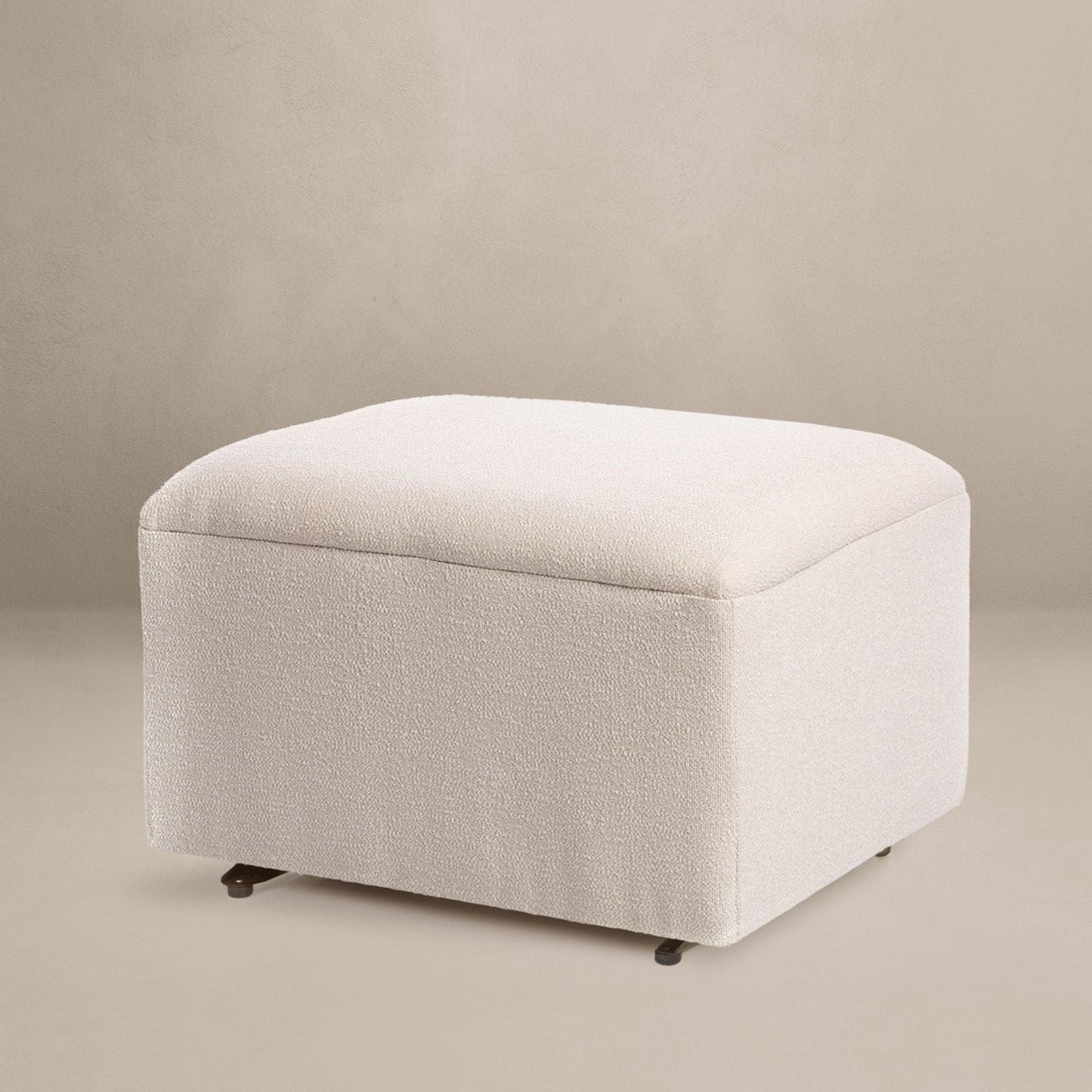 Oilo Ottomans Sheepskin Linen (+$90) Olio Gliding Ottoman