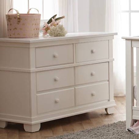 Pali Cribs White Pali Napoli Double Dresser