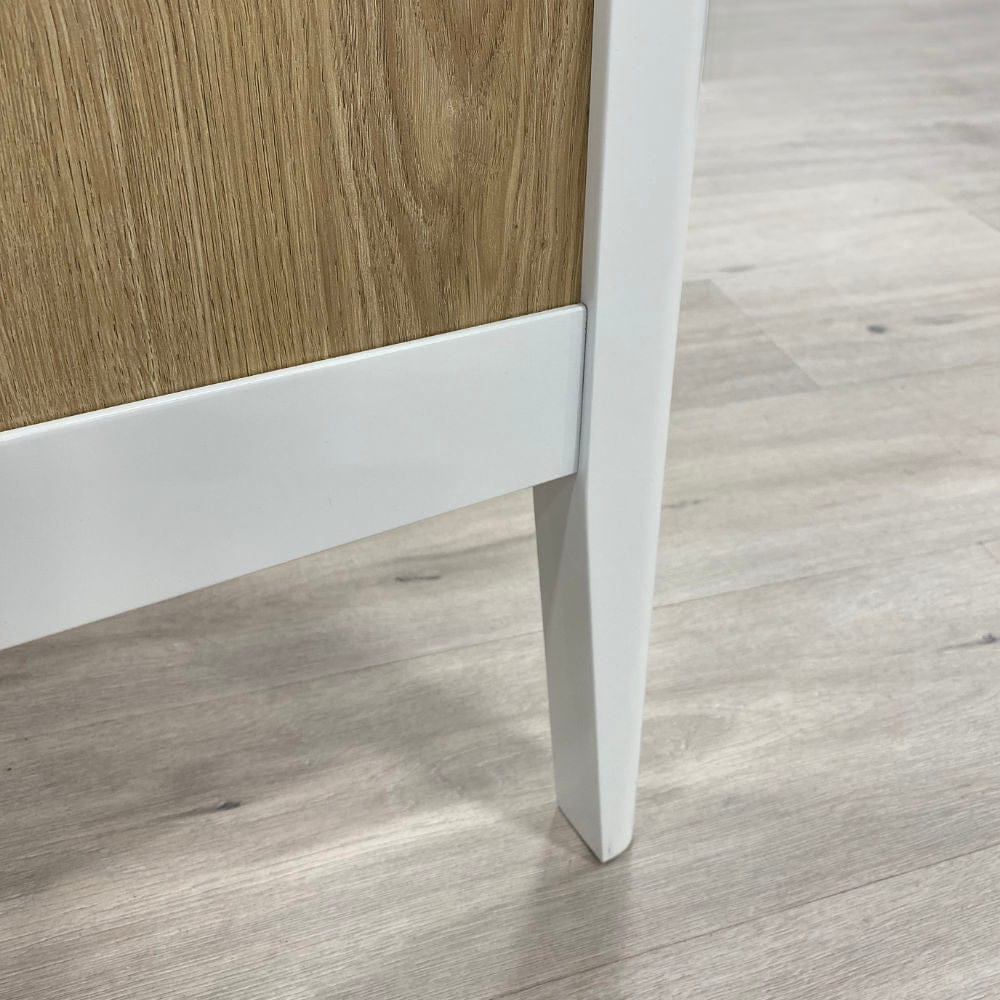 Pali Cribs White/Vintage Natural Pali Firenze Classico Full Panel Crib