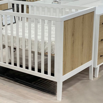 Pali Cribs White/Vintage Natural Pali Firenze Classico Full Panel Crib