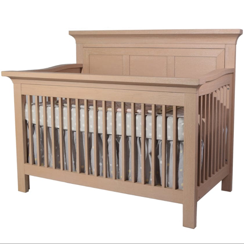 Pali Cribs Wood with Squares Pali Genova Forever Crib with Straight Leg