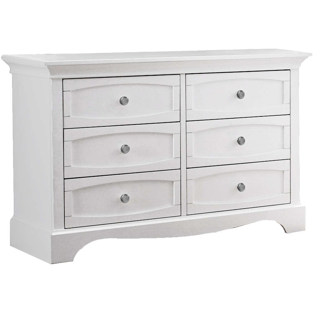 Pali Dressers Vintage White Pali Ragusa Double Dresser