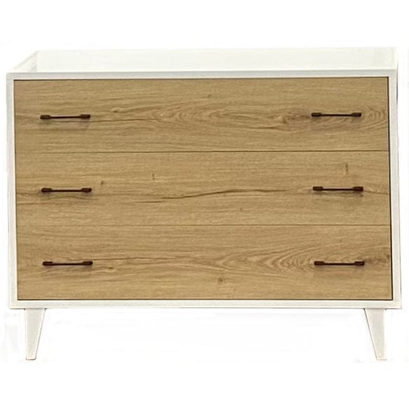 Pali Dressers White/Vintage Natural Pali Firenze 3-Drawer Dresser