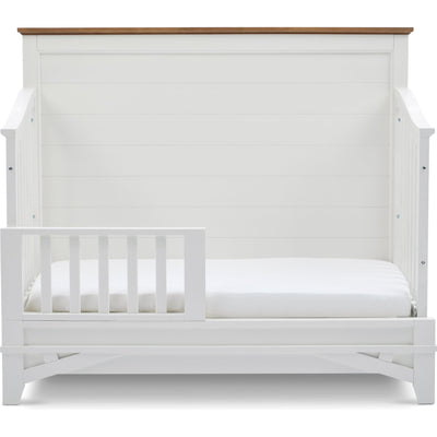 Parker House Conversion Kits Linen / Warm Oak Parker House Artisan Crib Toddler Rail