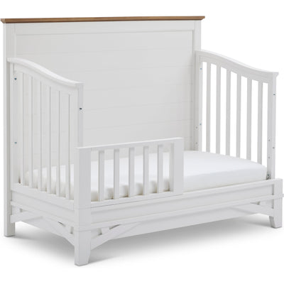 Parker House Conversion Kits Linen / Warm Oak Parker House Artisan Crib Toddler Rail
