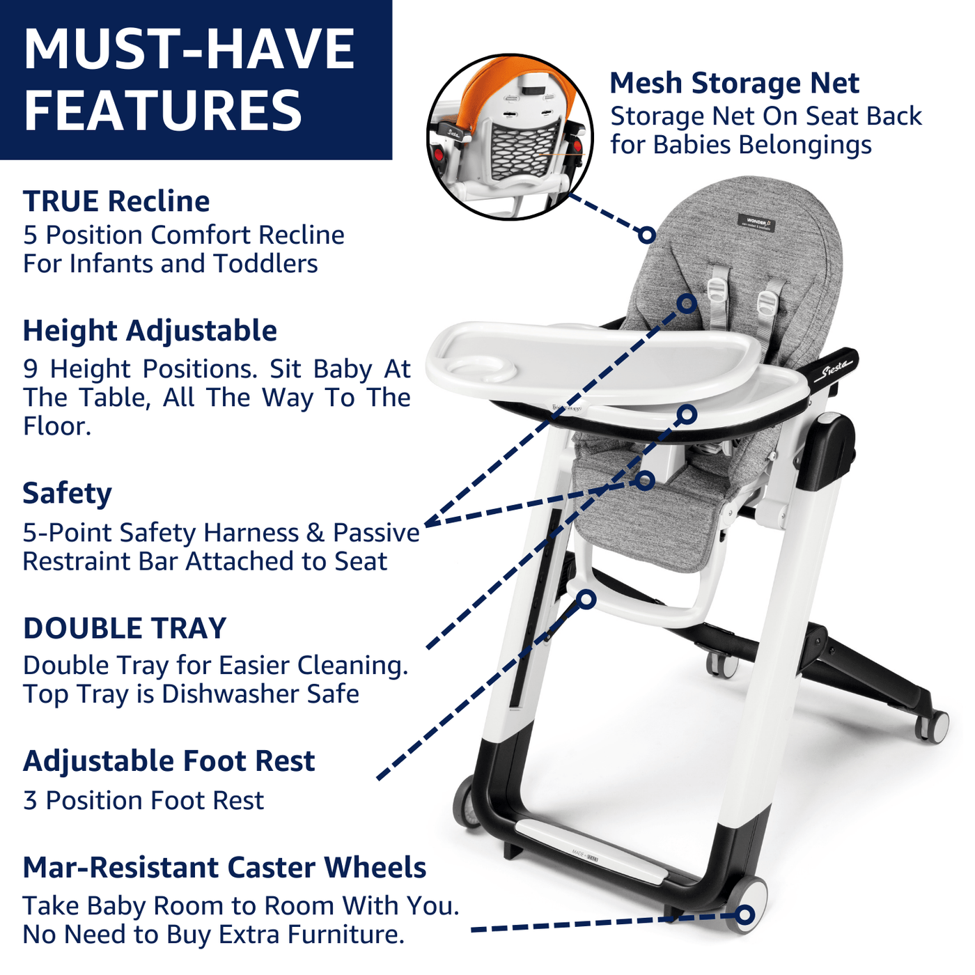 PEG High Chairs & Boosters PEG Siesta High Chair