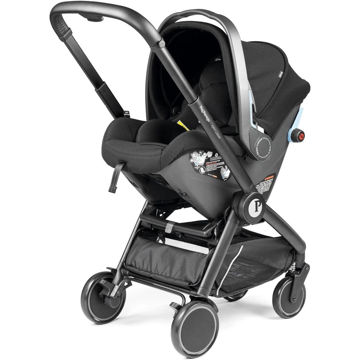 PEG Strollers - Single Black PEG City Loop Chassis