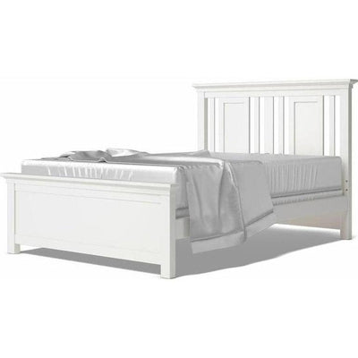 Romina Beds - Full Solid White Romina Karisma Full Bed (Open Back)