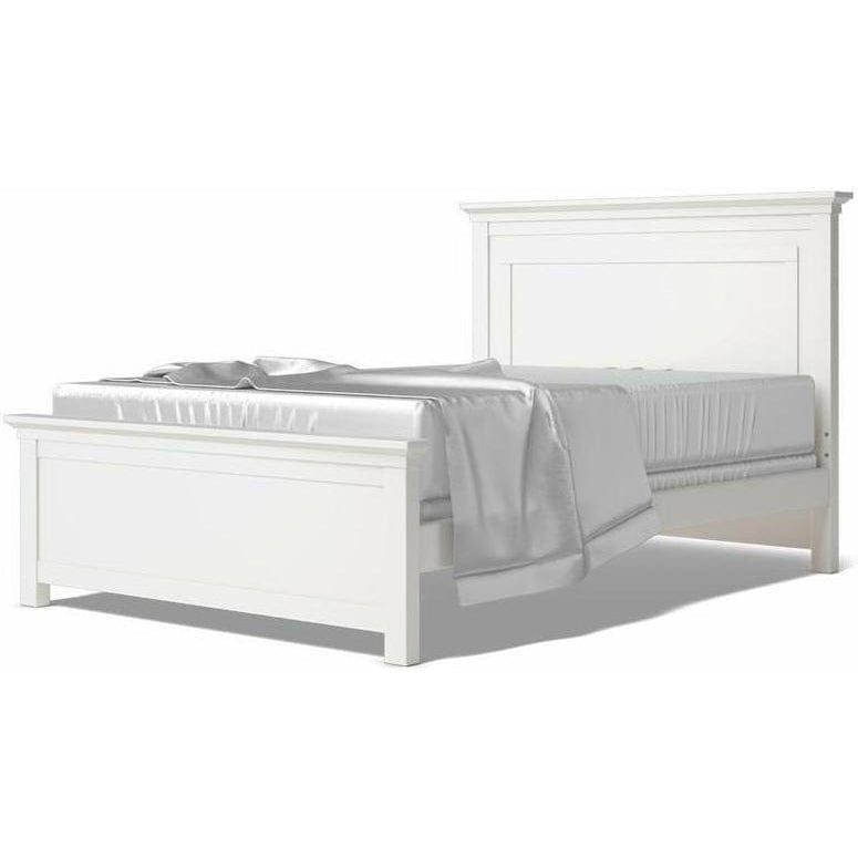 Romina Beds - Full Solid White Romina Karisma Full Bed (Solid Panel)