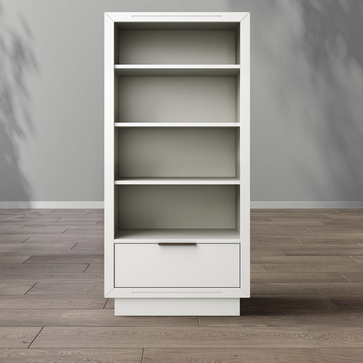 Romina Bookcases Solid White Romina Quadro Bookcase