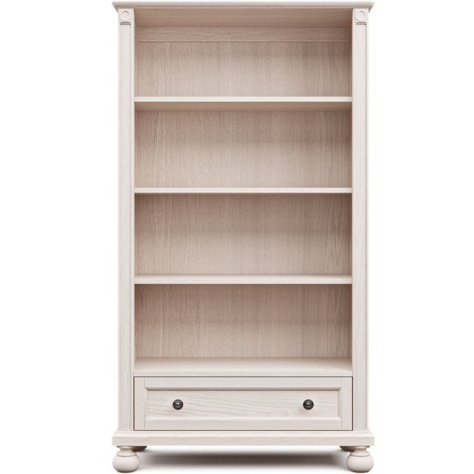 Romina Bookcases Washed White / Bronze Romina Dakota Bookcase