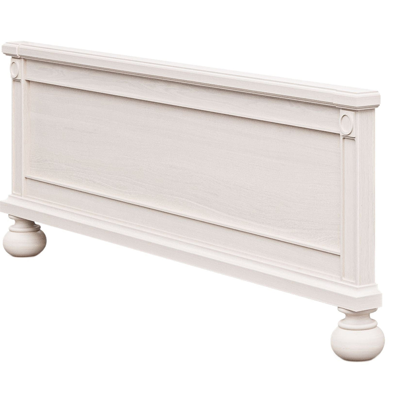Romina Conversion Kits Washed White Romina Dakota Low-Profile Footboard
