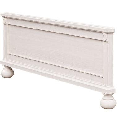 Romina Conversion Kits Washed White Romina Dakota Low-Profile Footboard