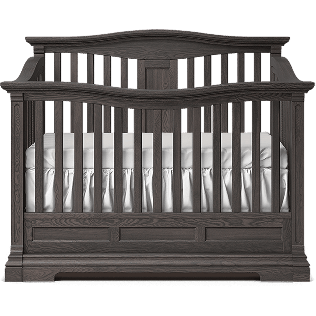 Romina Cribs Oil Grey Romina Imperio Convertible Crib (Open Back)