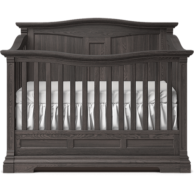 Romina Cribs Oil Grey Romina Imperio Convertible Crib (Solid Panel)
