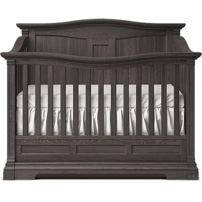 Romina Cribs Oil Grey Romina Imperio Convertible Crib (Solid Panel)