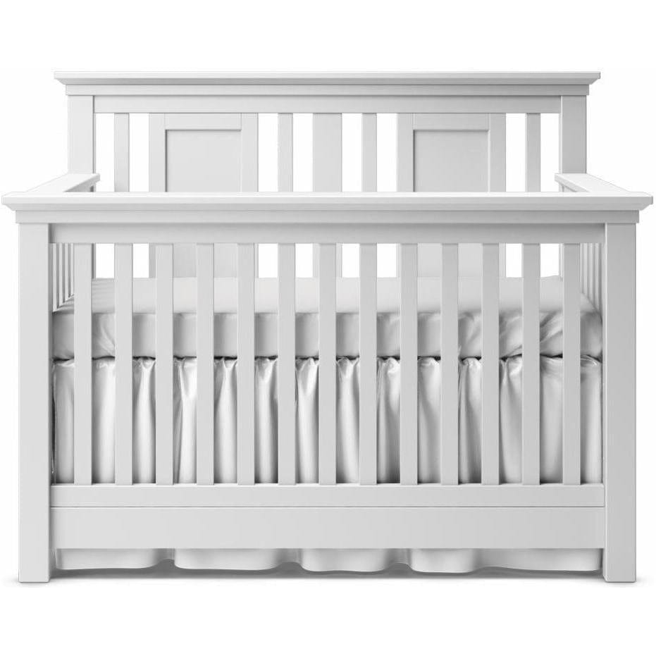 Romina Cribs Solid White Romina Karisma Convertible Crib (Open Back)