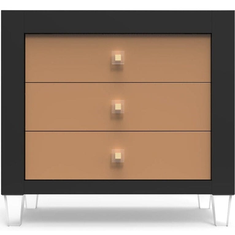 Romina Dressers Solid Black / Metallic Gold Romina Millenario Single Dresser