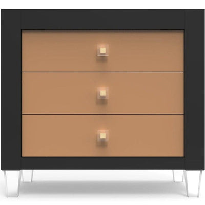 Romina Dressers Solid Black / Metallic Gold Romina Millenario Single Dresser