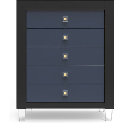 Romina Dressers Solid Black / Navy Romina Millenario Tall Chest