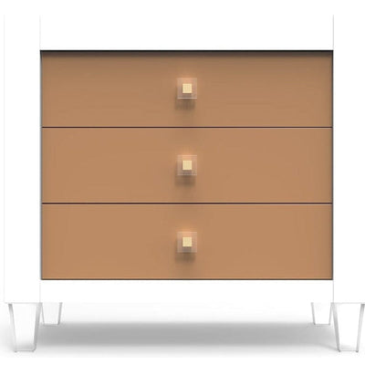Romina Dressers Solid White / Metallic Gold Romina Millenario Single Dresser