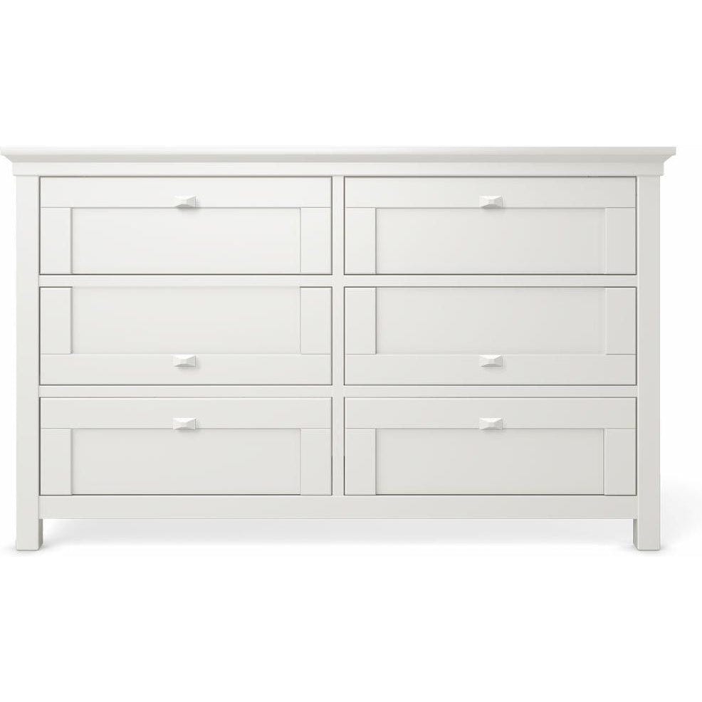 Romina Dressers Solid White Romina Karisma Double Dresser