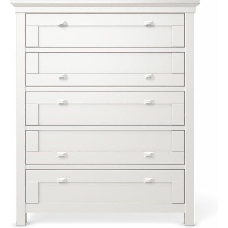 Romina Dressers Solid White Romina Karisma Tall Chest