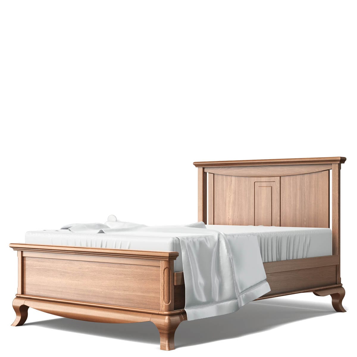 Romina Furniture Beds - Full Bruno Antico Romina Antonio Full Bed / Solid Back