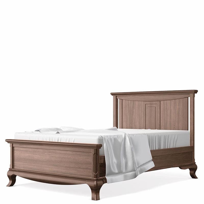 Romina Furniture Beds - Full Nocello Romina Antonio Full Bed / Solid Back