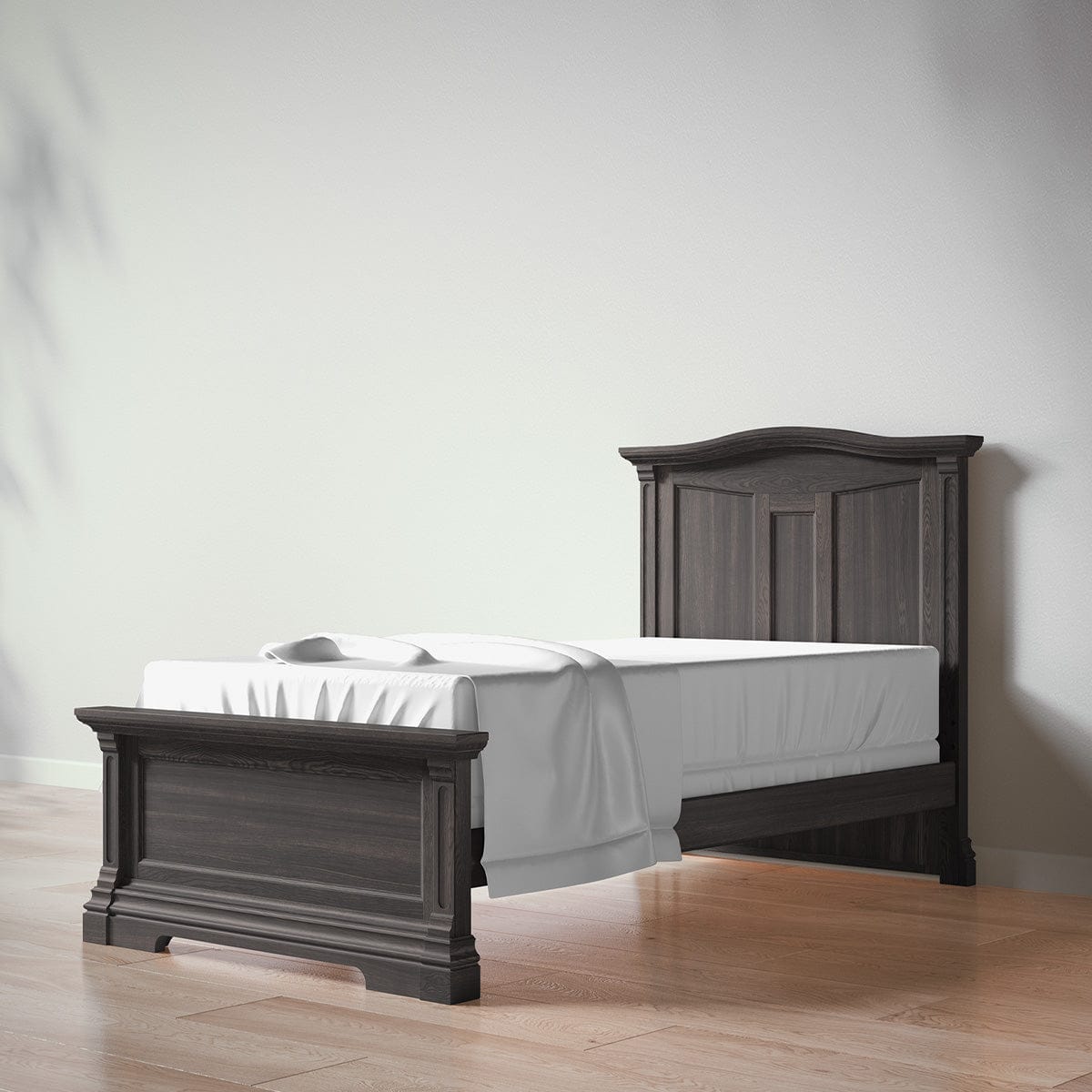 Romina Furniture Beds - Twin Aqua Grey Romina Imperio Twin Bed