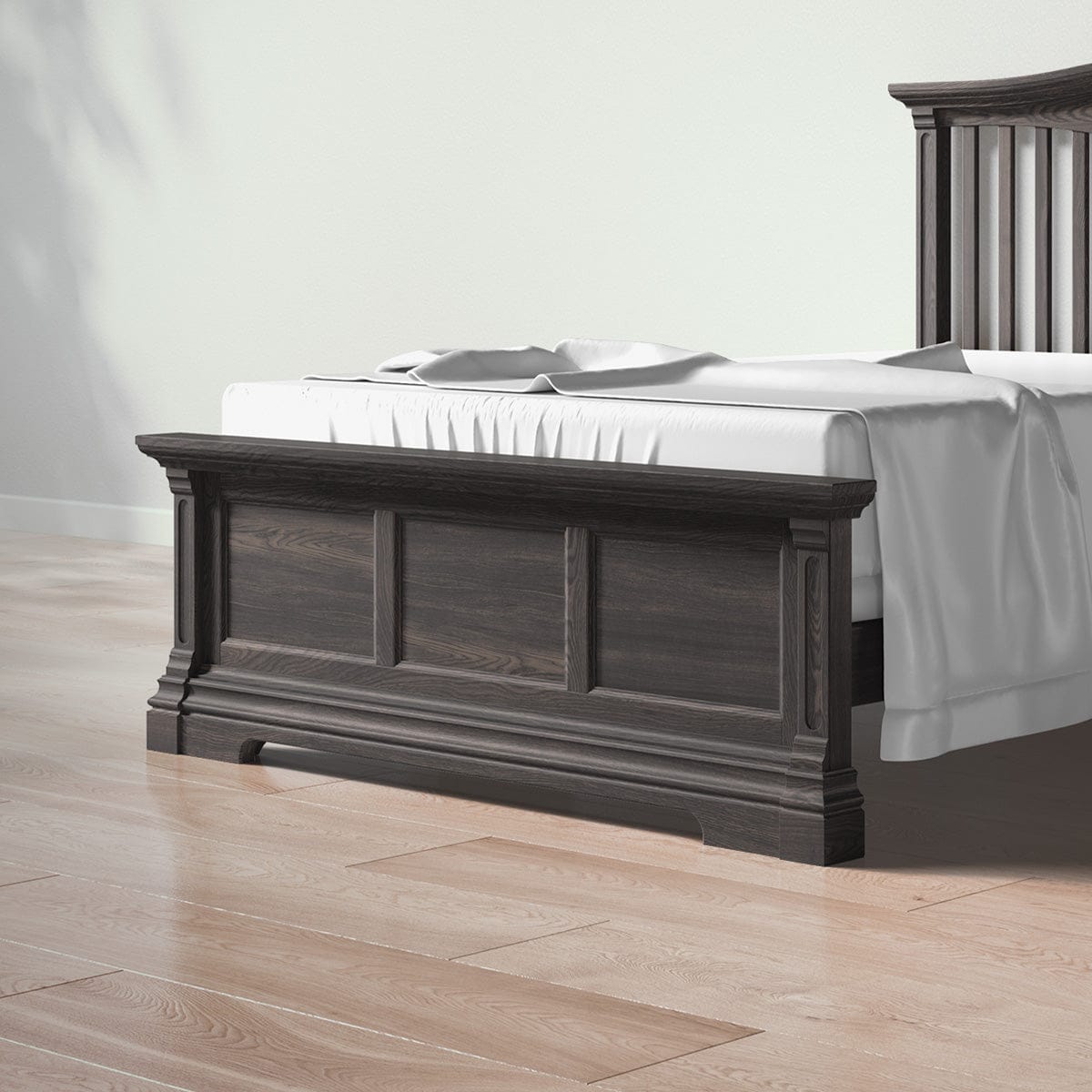 Romina Furniture Conversion Kits Aqua Grey Romina Imperio Low-profile Footboard