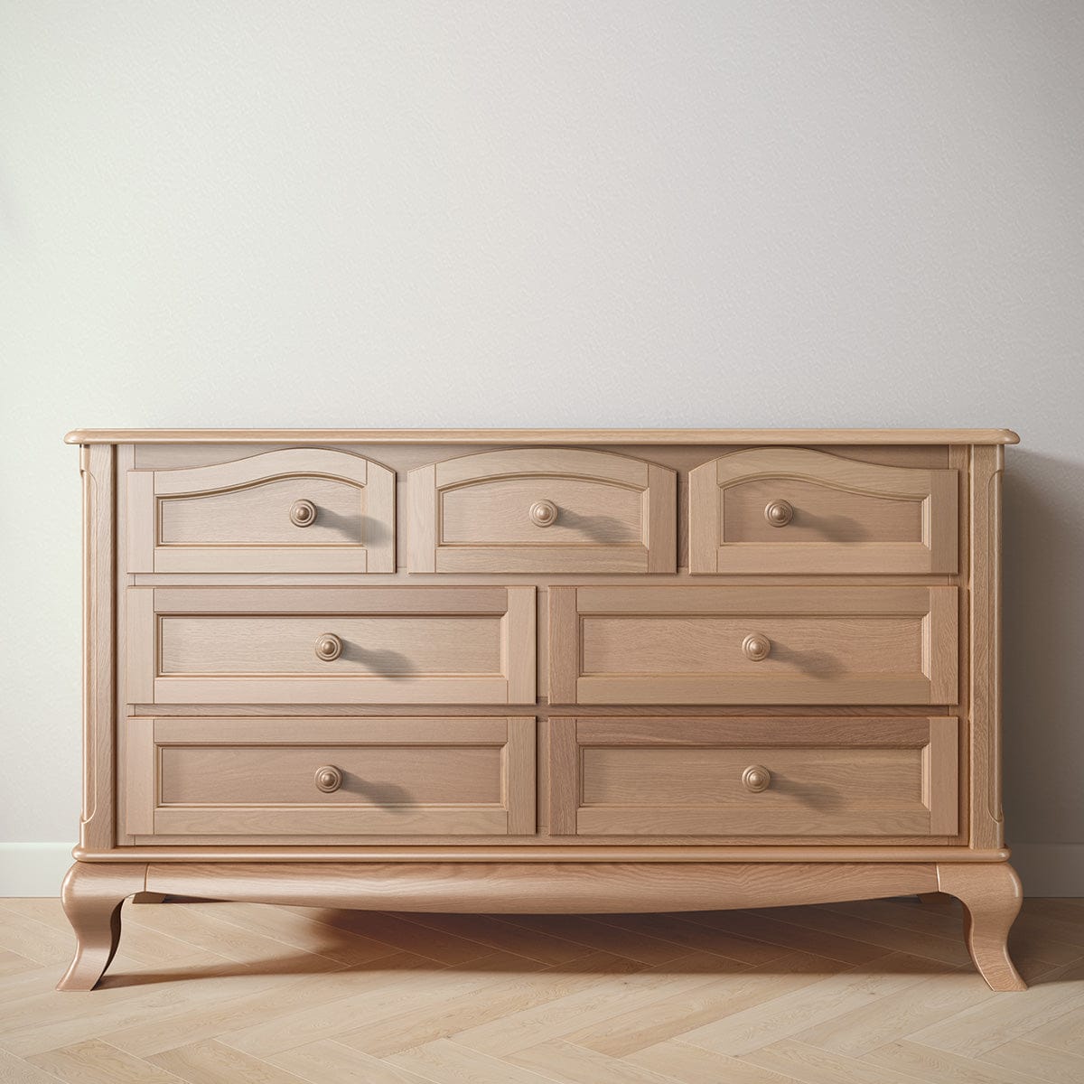 Romina Furniture Dressers Albero Puro / Standard Romina Cleopatra Double Dresser