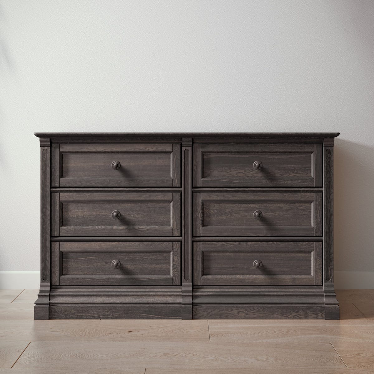 Romina Furniture Dressers Aqua Grey / Standard Romina Imperio Double Dresser