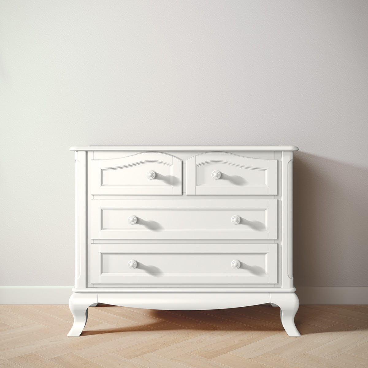 Romina Furniture Dressers Solid White / Standard Romina Cleopatra Single Dresser