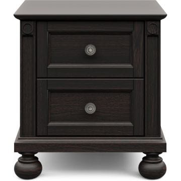 Romina Nightstands Bruno Rosso / Bronze Romina Dakota Nightstand