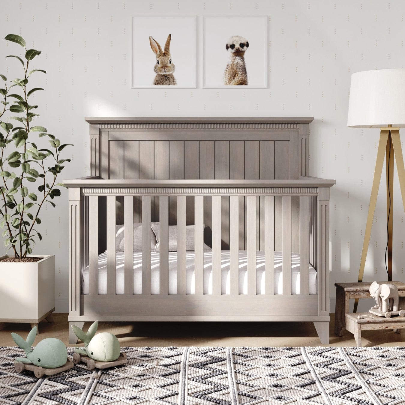 Silva Cribs Ash Silva Edison Convertible Crib