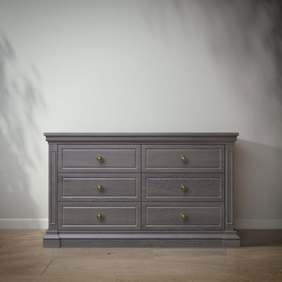 Silva Dressers Aqua Gray Silva Jackson Double Dresser