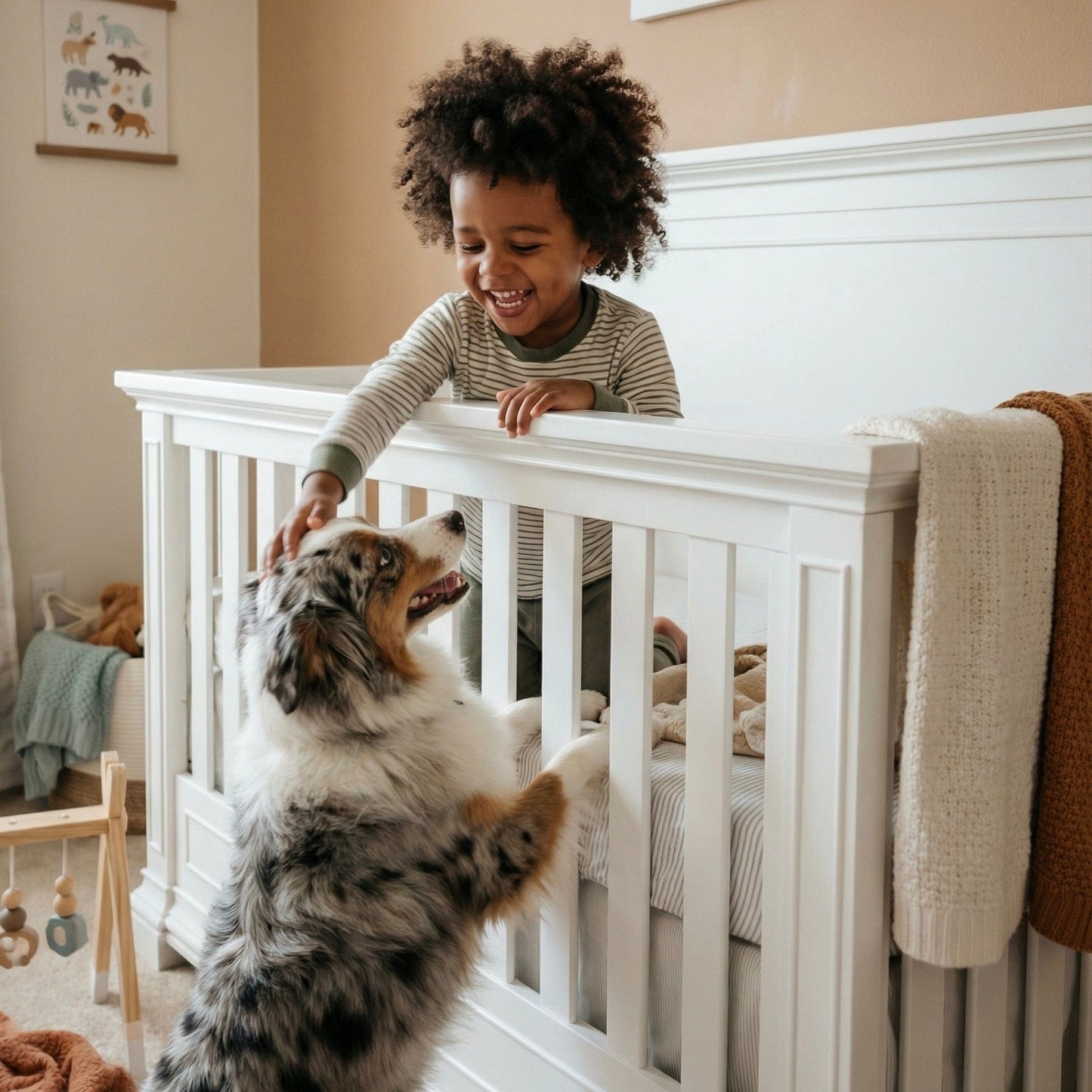 Silva Furniture Cribs Silva Furniture Jackson Crib | 5-in-1 Convertible | Solid Wood