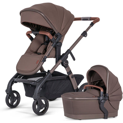 Silver Cross Strollers - Double Caramel Silver Cross Wave 3 Single-to-Double Stroller