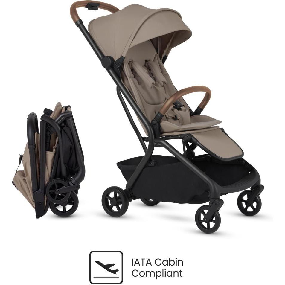 Silver Cross Strollers - Lightweight/Travel Champagne Silver Cross Nia Compact Travel Stroller