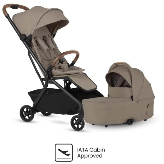 Silver Cross Strollers - Lightweight/Travel Silver Cross Nia Compact Stroller + Folding Bassinet Bundle