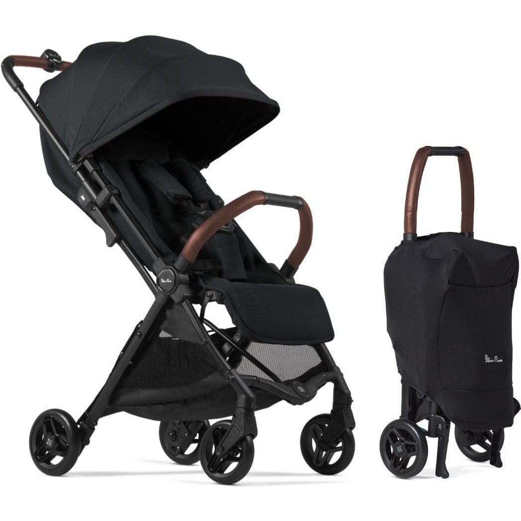 Silver Cross Strollers - Single Black Silver Cross Jet 5 Stroller