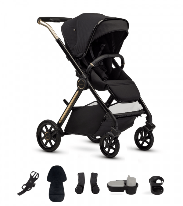 Silver Cross Strollers - Single Espresso Accessory Bundle (Special Edition) Silver Cross Reef 2 Stroller