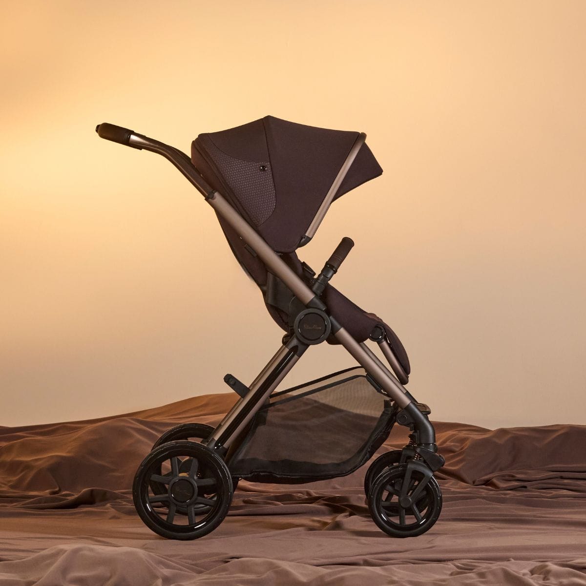 Silver Cross Strollers - Single Silver Cross Reef 2 Stroller + Folding Bassinet