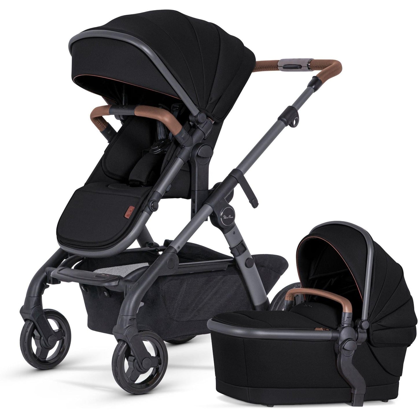 Silver Cross Wave 3 Single to Double Stroller Licorice